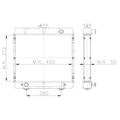 RADIATEUR LOMBARDINI 147-2000 CHT