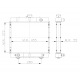 RADIATEUR LOMBARDINI 262ex TRIPLE CIRCUIT