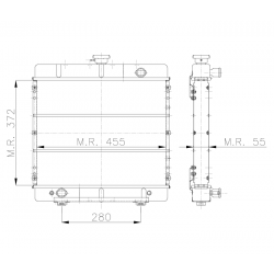 RADIATEUR LOMBARDINI 263 TRIPLE CIRCUIT