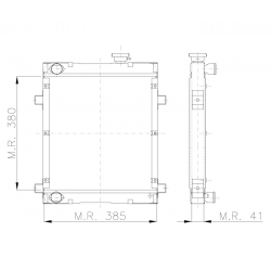 RADIATEUR LOMBARDINI LW 903 FOX