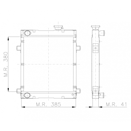 RADIATEUR LOMBARDINI LW 903 FOX