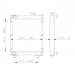 RADIATEUR LOMBARDINI LW 903 FOX 2