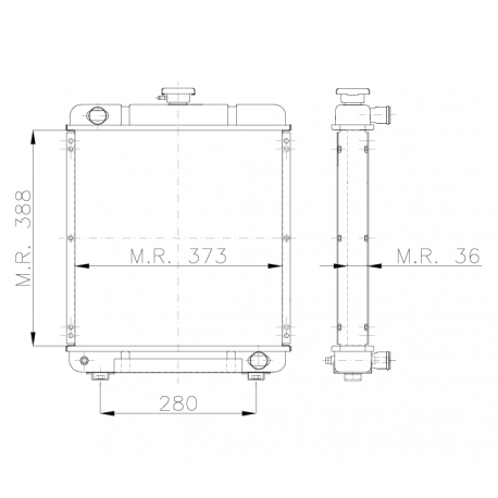 RADIATEUR LOMBARDINI LW 903