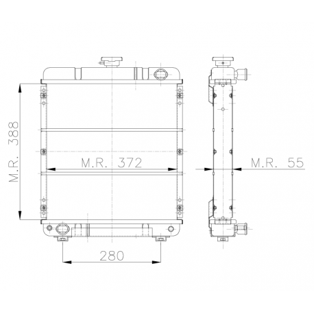 RADIATEUR LOMBARDINI ex193 RINF