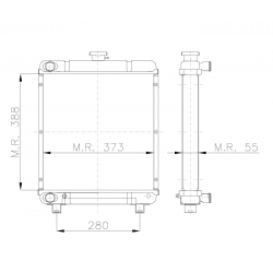 RADIATEUR LOMBARDINI LW 1204 SIMPLE CIRCUIT