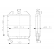 RADIATEUR AGRICOLE FIAT 211-245-231-214-251