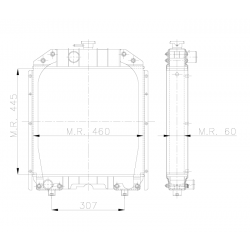 RADIATEUR FIAT 72-85