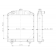 RADIATEUR AGRICOLE FIAT 780-980 4FL