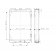 RADIATEUR AGRICOLE FIAT 1180-130-90DT-180 4FL