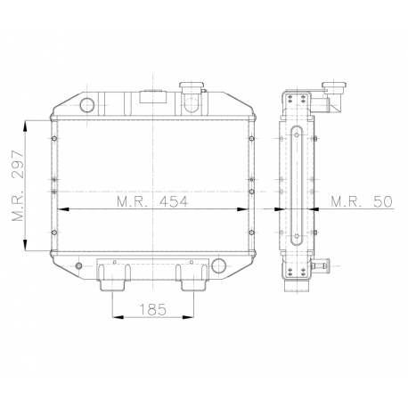 RADIATEUR AGRICOLE CARRARO LDW 903