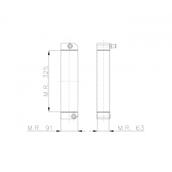 RADIATEUR AGRICOLE CARRARO EMMEGI HUILE